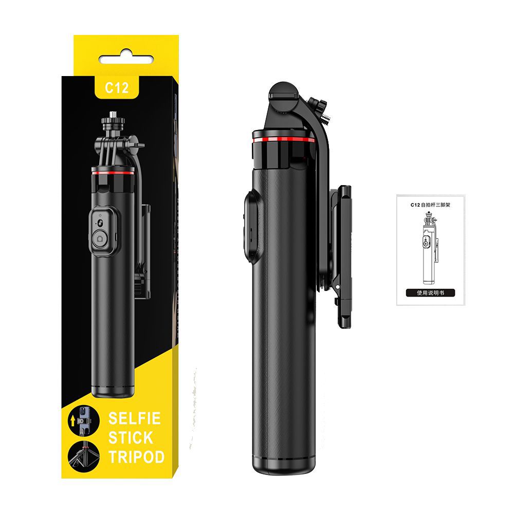 C12 Selfie Stick Tripod with Wireless Remote