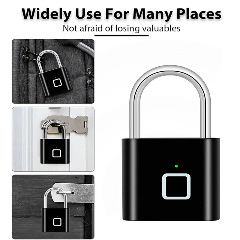 Smart Keyless Fingerprint Padlock