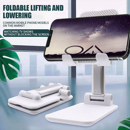 Premium Foldable & Adjustable Desktop Stand for Phone & Tablet