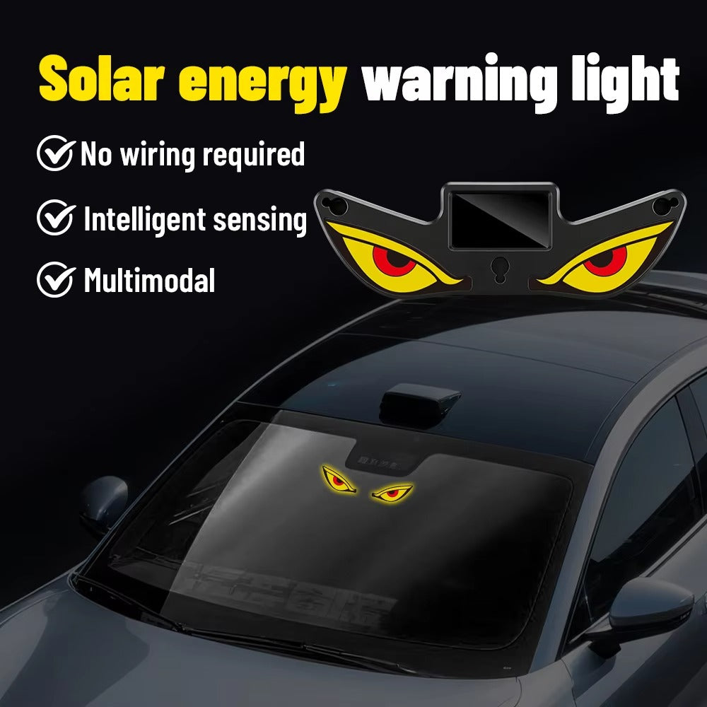 Solar Powered Evil Eye LED Warning Light