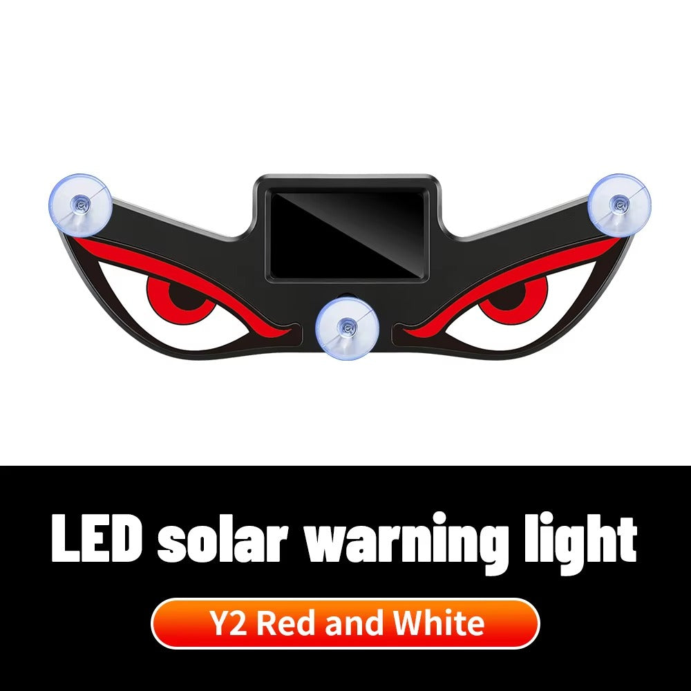 Solar Powered Evil Eye LED Warning Light