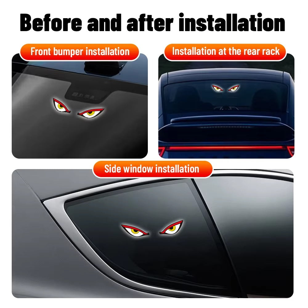 Solar Powered Evil Eye LED Warning Light